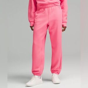 Lululemon Scuba Mid-Rise Oversized Jogger Regular XXS Pink
